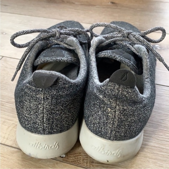 Mens Allbirds Gray Wool Runner Sneakers Athletic Shoes main image 4